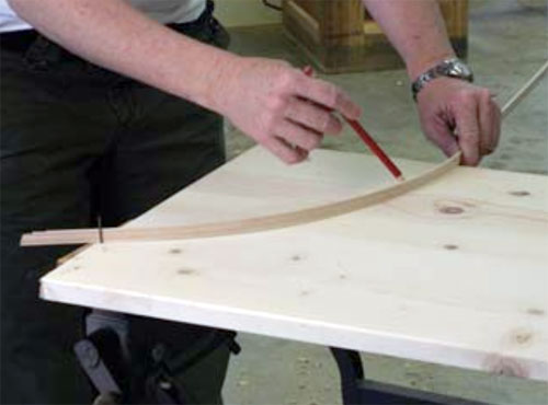 Изготовление простой деревянной скамейки своими руками. Разметка