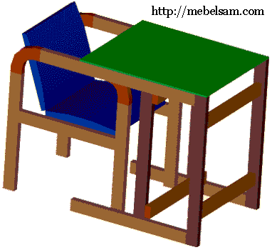 Стол-стул второе положение